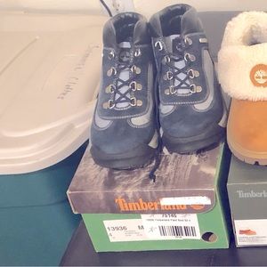 Blue Timberland Boots for Boys